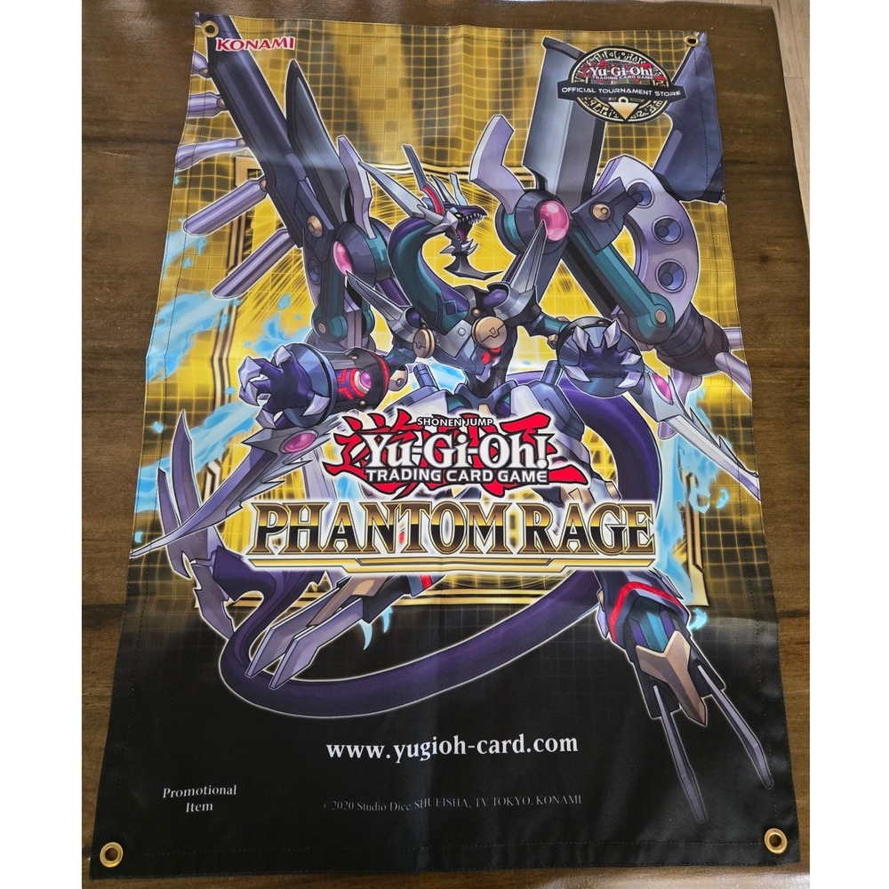 Yugioh Phantom Rage Set Banner 24x36 inch OTS Konami New